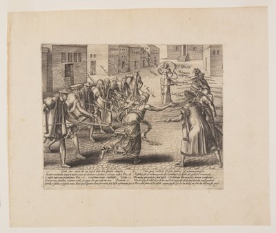 Litiges impropres, tiré de Litis Abusus (Les abus de la loi) - Hendrick Goltzius