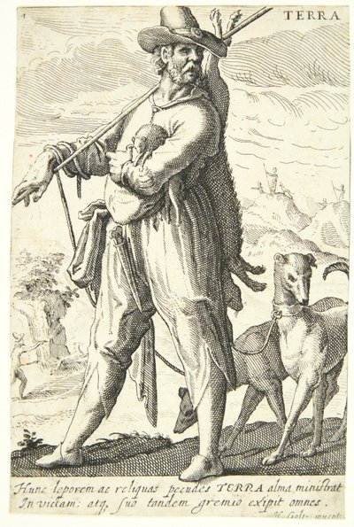 Terre (Terra) - Hendrick Goltzius