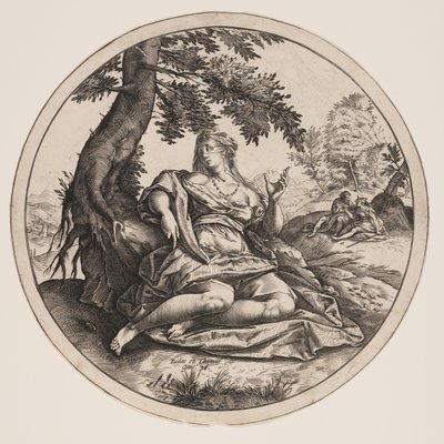 Juda et Thamar - Hendrick Goltzius