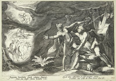 Jupiter et Io - Hendrick Goltzius