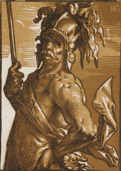 Mars (à mi-corps) - Hendrick Goltzius