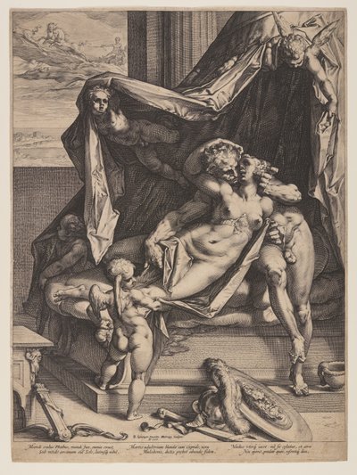 Mars et Vénus - Hendrick Goltzius