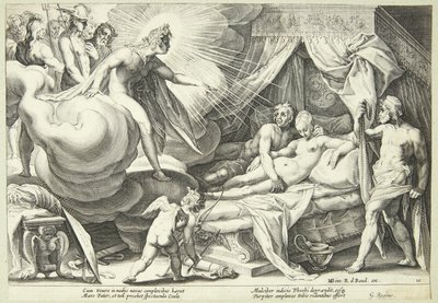 Mars et Vénus surpris - Hendrick Goltzius