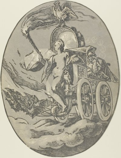 Nox, planche sept de Démogorgon et les Divinités - Hendrick Goltzius