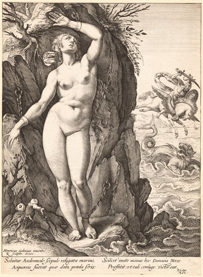Persée délivrant Andromède - Hendrick Goltzius
