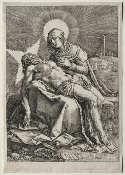 Pietà - Hendrick Goltzius