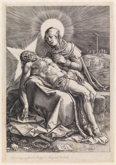 Pietà - Hendrick Goltzius