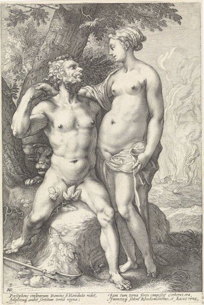Pluton et Proserpine - Hendrick Goltzius