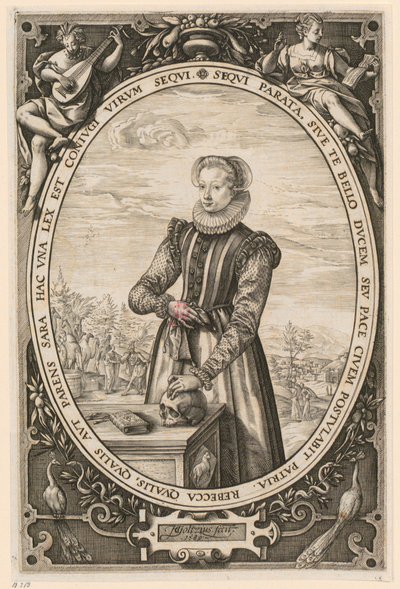 Portrait de Josina Hamels - Hendrick Goltzius