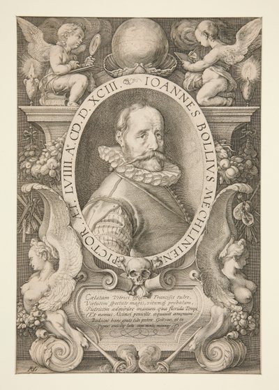 Portrait de Hans Bol - Hendrick Goltzius