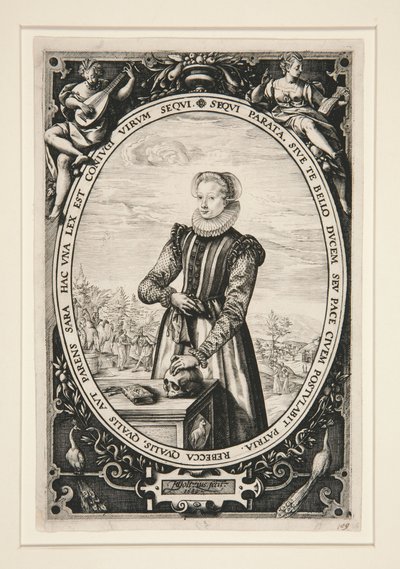 Portrait de Josina Hamels - Hendrick Goltzius