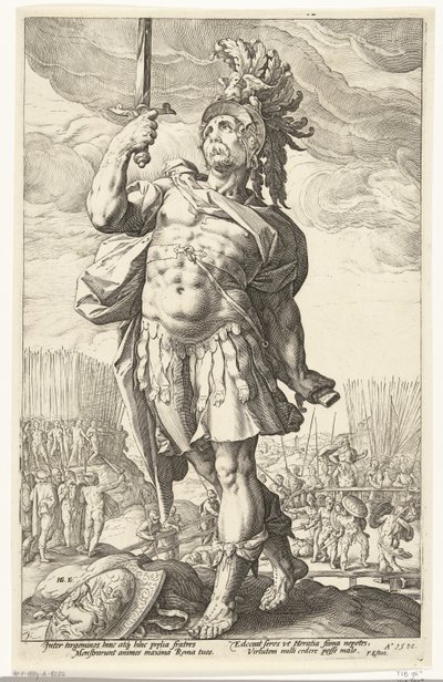Publius Horatius - Hendrick Goltzius