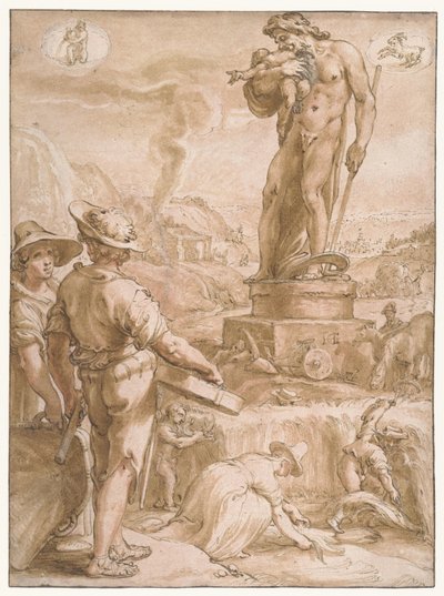 Saturne (Les sept planètes) - Hendrick Goltzius