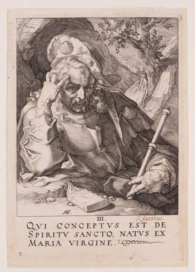Saint Jacques le Majeur, du Christ, des Apôtres et de Saint Paul avec le Credo - Hendrick Goltzius