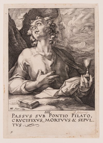 St Jean, du Christ, des Apôtres et de St Paul avec le Credo - Hendrick Goltzius