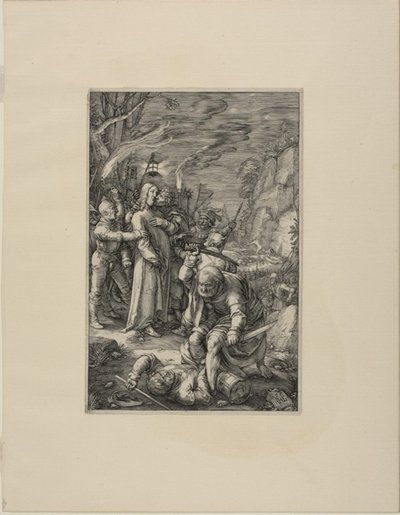 La Trahison du Christ, planche trois de La Passion du Christ - Hendrick Goltzius