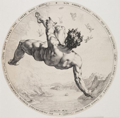 Les quatre disgraciés - Phaéton - Hendrick Goltzius