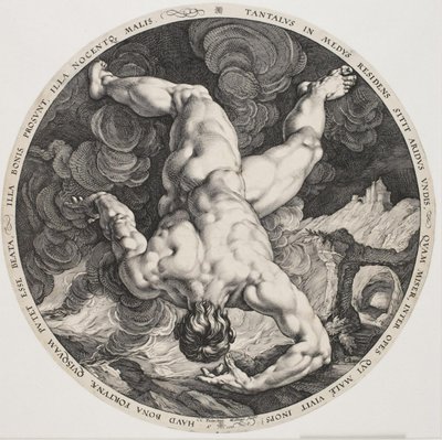 Les Quatre Déshonorés - Tantale - Hendrick Goltzius