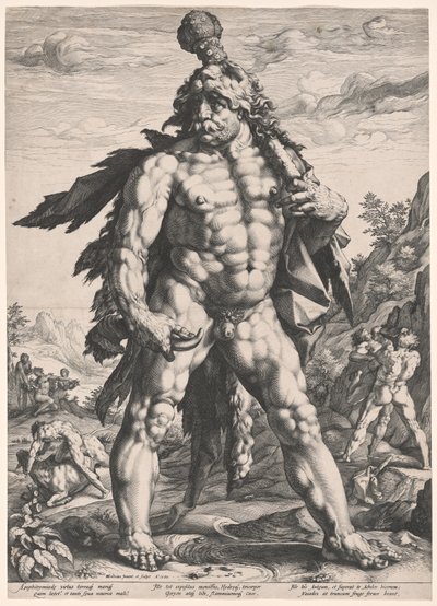 Le grand Hercule (Knollenman) - Hendrick Goltzius