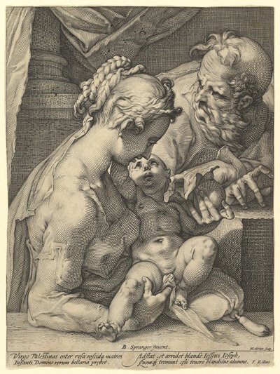 La Sainte Famille - Hendrick Goltzius