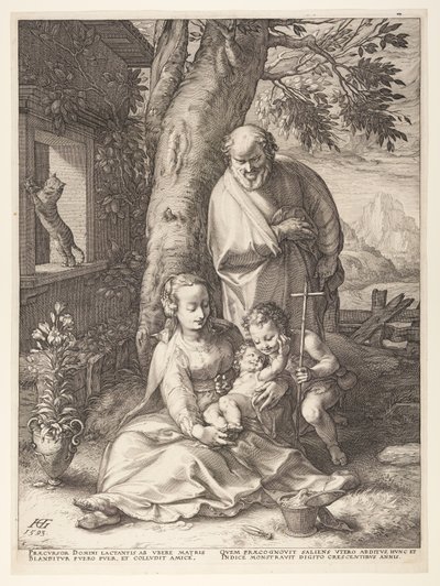 La Sainte Famille avec l