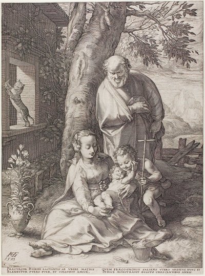 La Sainte Famille avec l