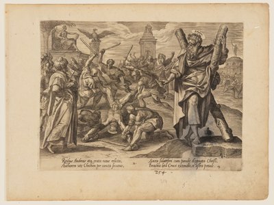 Le martyre de saint André, extrait du Martyre du Christ et des Apôtres - Hendrick Goltzius