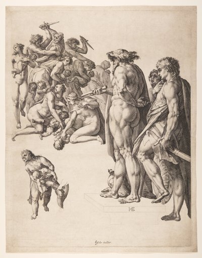 Le massacre des innocents - Hendrick Goltzius