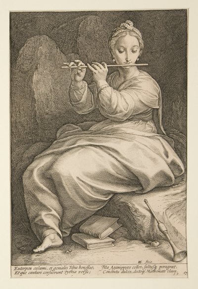Les Neuf Muses : Euterpe, n° 6 d
