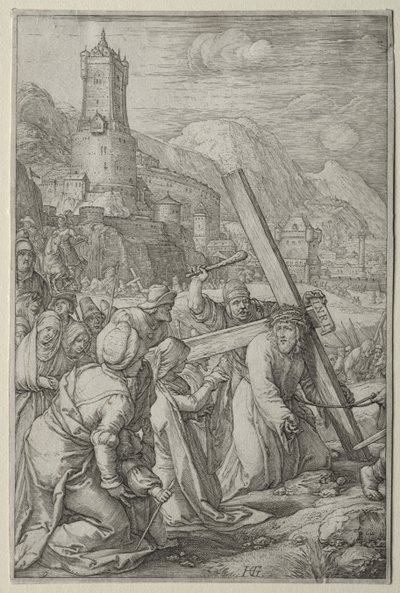 La Passion : Le Christ portant la Croix - Hendrick Goltzius