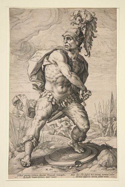 Les héros romains : Titus Manlius Torquatus - Hendrick Goltzius