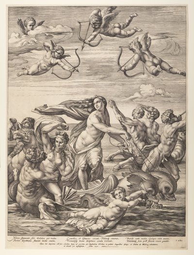 Le triomphe de Galatée - Hendrick Goltzius