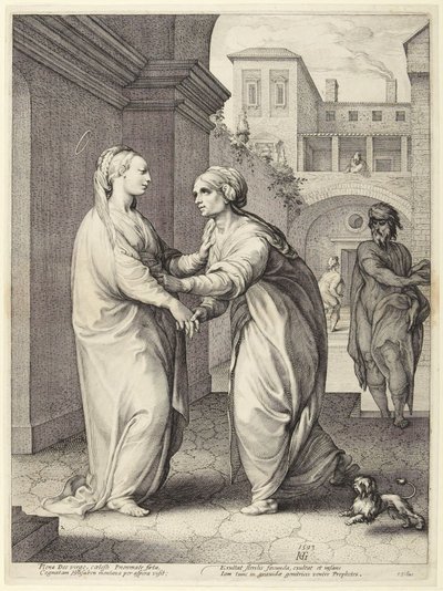 La Visitation - Hendrick Goltzius