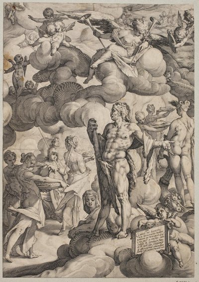 Le Mariage de Cupidon et Psyché - Hendrick Goltzius