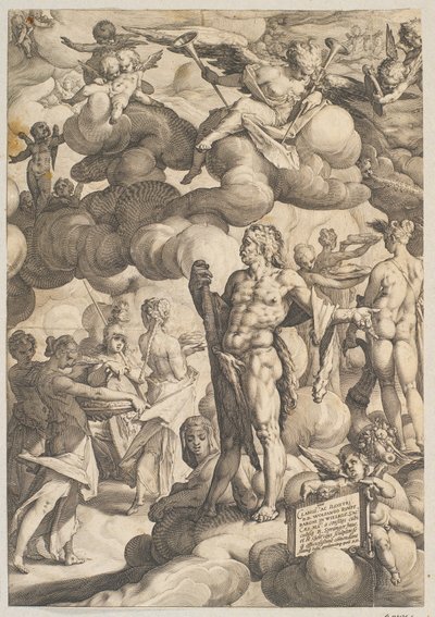 Le Mariage de Cupidon et Psyché - Hendrick Goltzius