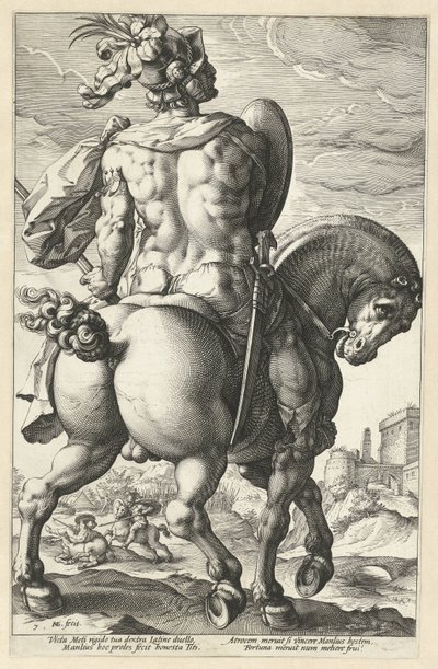 Titus Manlius (série Les héros romains) - Hendrick Goltzius