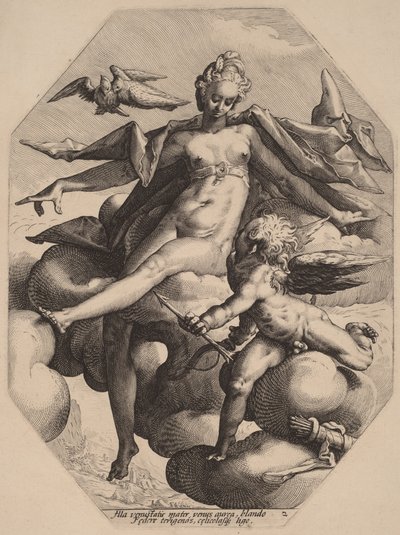 Vénus et Cupidon - Hendrick Goltzius