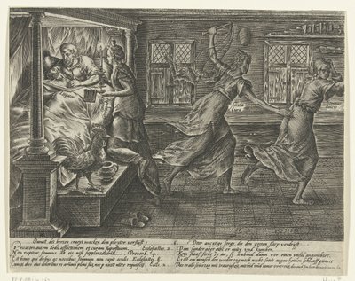 Qui plaide a des nuits sans sommeil (Abus de la procédure) - Hendrick Goltzius