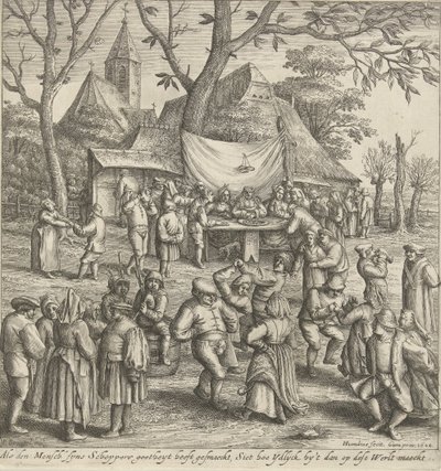 Noces paysannes - Hendrick Hondius (I)