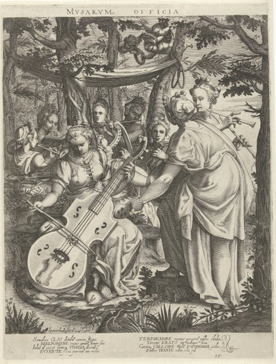 Concert des muses sur le Parnasse - Hendrick Hondius (I)