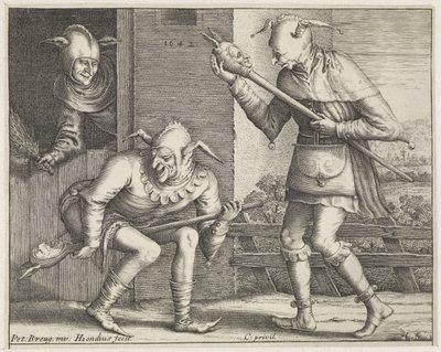 Trois fous - Hendrick Hondius (I)