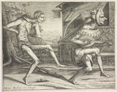 Deux fous dansants - Hendrick Hondius (I)