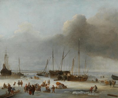 Patinage sur glace aux quais de l
