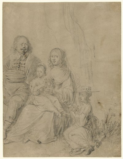 Groupe familial composé d
