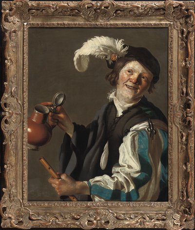 Un garçon tenant une flûte et une cruche - Hendrick Jansz Terbrugghen