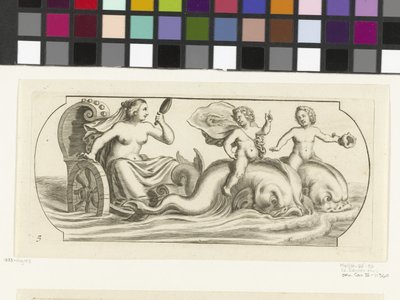 Amphitrite sur un char (Nouveau Livre des Dieux et Déesses de la Marine) - Hendrick de Keyser (I)