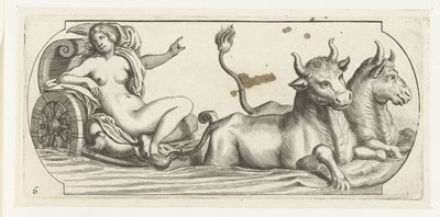 Europe sur un char (Nouveau Livre des Dieux et Déesses de la Marine) - Hendrick de Keyser (I)