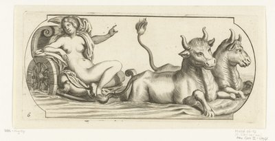 Europe sur un char (Nouveau Livre des Dieux et Déesses De la Marine) - Hendrick de Keyser (I)