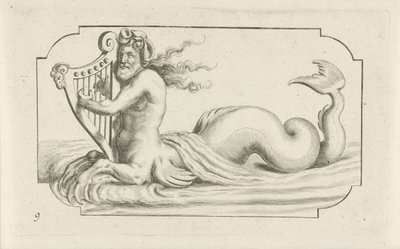 Triton jouant de la harpe - Hendrick de Keyser (I)
