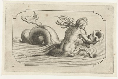 Hippocampe avec un torse masculin - Hendrick de Keyser (I)